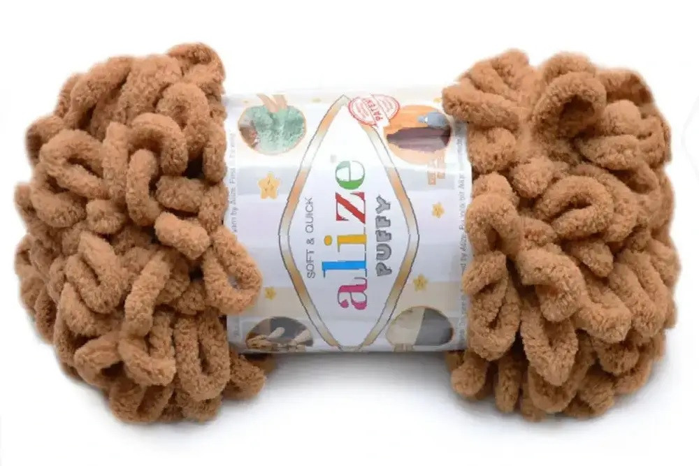 Puffy-179 Верблюжий  Пряжа ALIZE PUFFY, 5шт