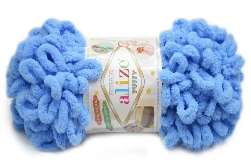 Puffy-289 Темно-голубий Пряжа ALIZE PUFFY, 5шт