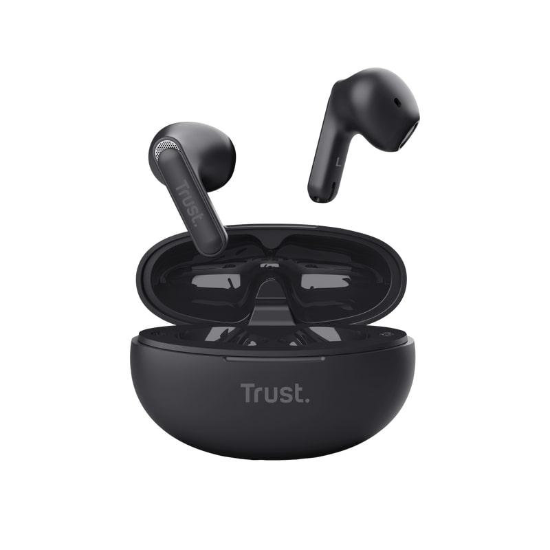 Trust Навушники TWS Yavi Earphones BT 5.3, ENC, SBC, Mic, Чорний, фото 1