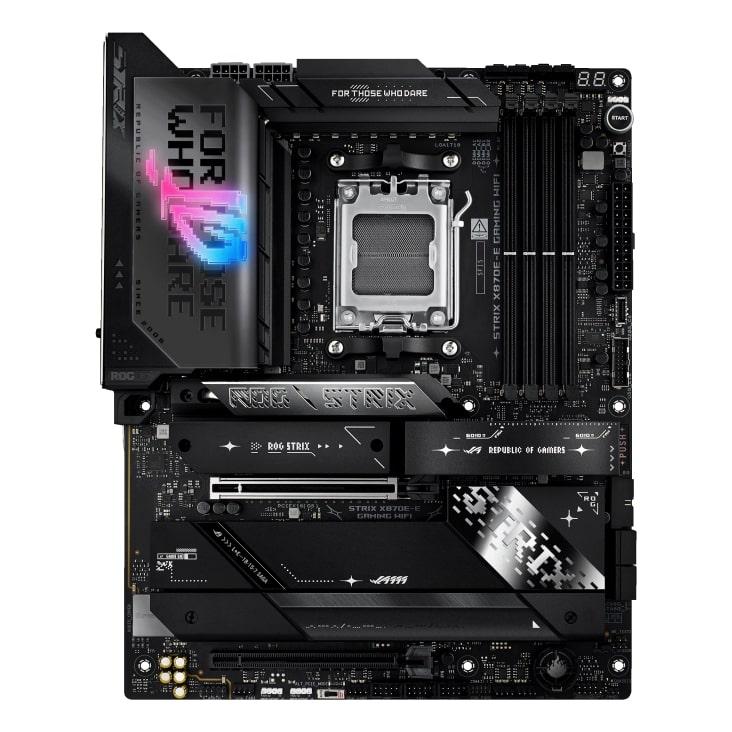ASUS Материнська плата ROG STRIX X870E-E GAMING WIFI sAM5 X870E 4xDDR5 M.2 HDMI WiFi BT ATX