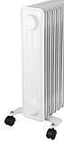 Neo Tools Обігрівач олійний, 20м2, 1500Вт, механічне керування, 7 секцій, білий, фото 7
