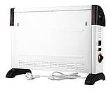 Neo Tools Конвектор, Конвекторний обігрівач, 25м2, 2000Вт, механічне керування, з терморегулятором, відкритий нагрівальний, фото 6