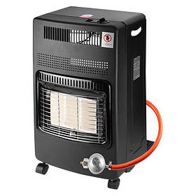 Neo Tools Обігрівач газовий, 1.5кВт/2.8 кВт/4.2кВт, 20-80м2, 37мбар, регулятор, шланг 0.5м, п'єзопідпал,