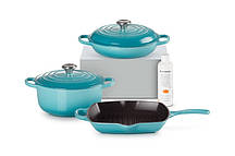 Набір посуду Le Creuset з очищувачем Teal