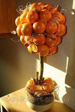 Мандаринове дерево-топіарій, фото 1