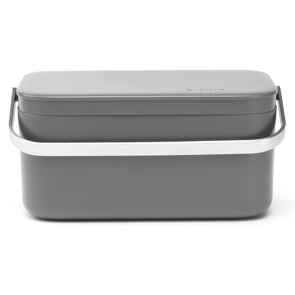 Контейнер для харчових відходів Brabantia Baddy 1,8 л сірий