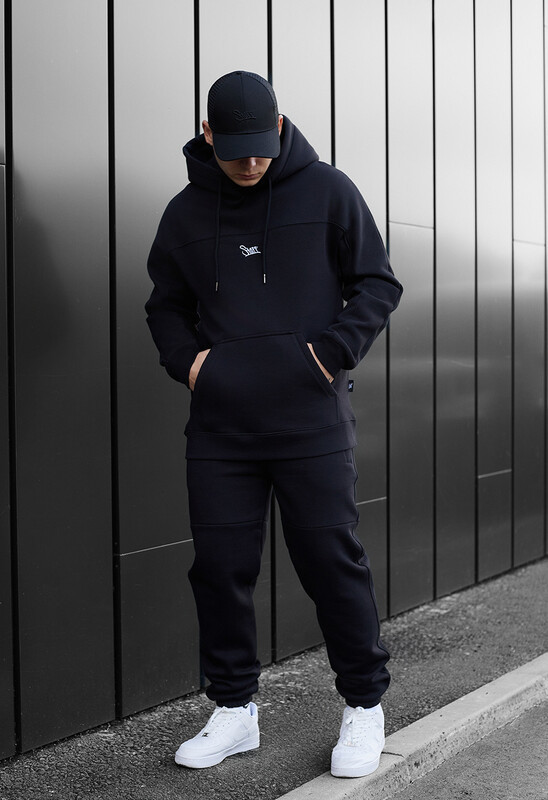 Брендований теплий костюм Staff qur black fleece