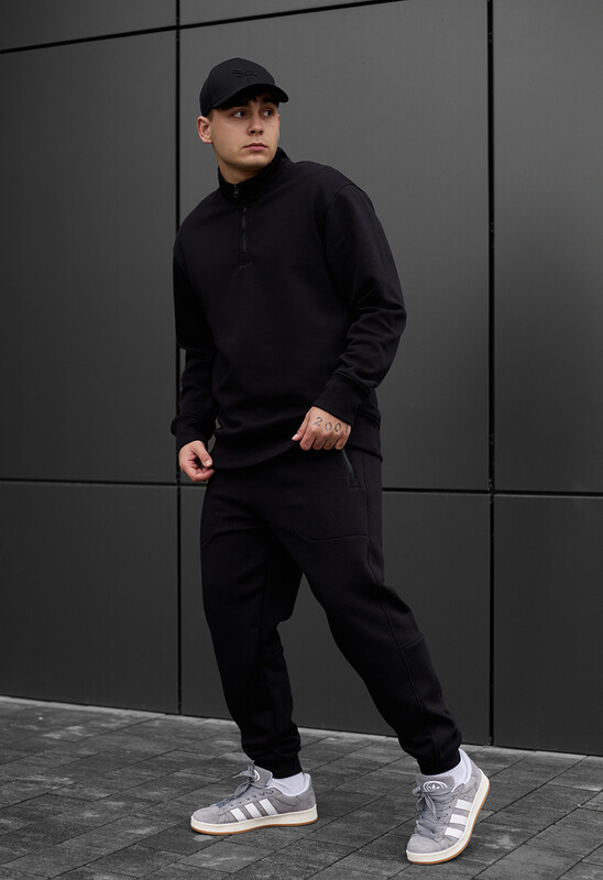 Чоловічий костюм на флісі Staff tap black fleece