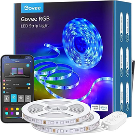 Govee Стрічка світлодіодна розумна H611 LED Strip Lights, 10м, RGB, WI-FI/Bluetooth, білий