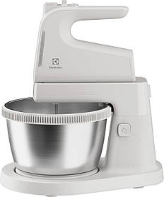 Electrolux Міксер стаціонарний 500Вт, насадки-4, чаша-метал, 3.5л, білий