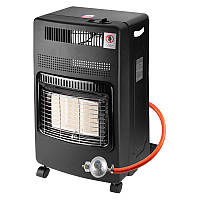 Neo Tools Обігрівач газовий, 1.5кВт/2.8 кВт/4.2кВт, 20-80м2, 37мбар, регулятор, шланг 0.5м, п'єзопідпал,