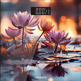 ARDESTO Ваги підлогові LOTUS, 150кг, AAAx2 в комплекті, скло, багатокольорові