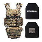 Бронежилет 6 класу захисту ShieldPro Armor Gen 1 + 4 підсумків Мультикам, фото 3