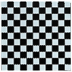 Мозаїка з декоративного скла 298х298х4,5мм Шахматка SW-00002366