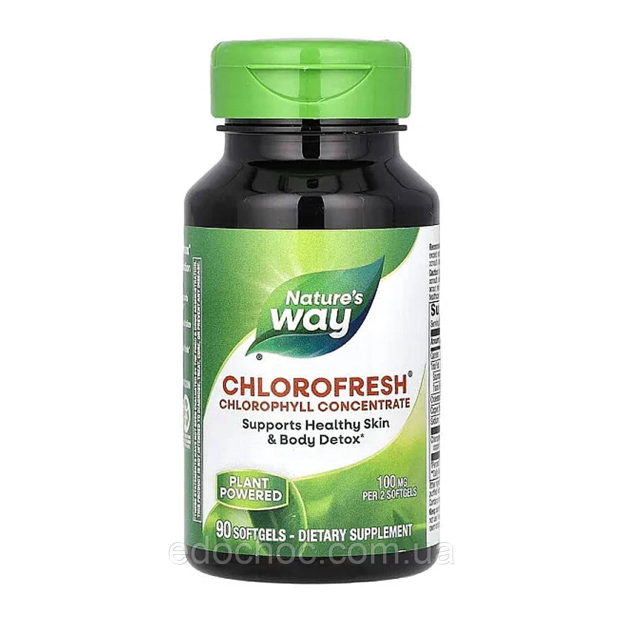 Концентрований хлорофіл (Chlorofresh) 90 капсул NWY-03550