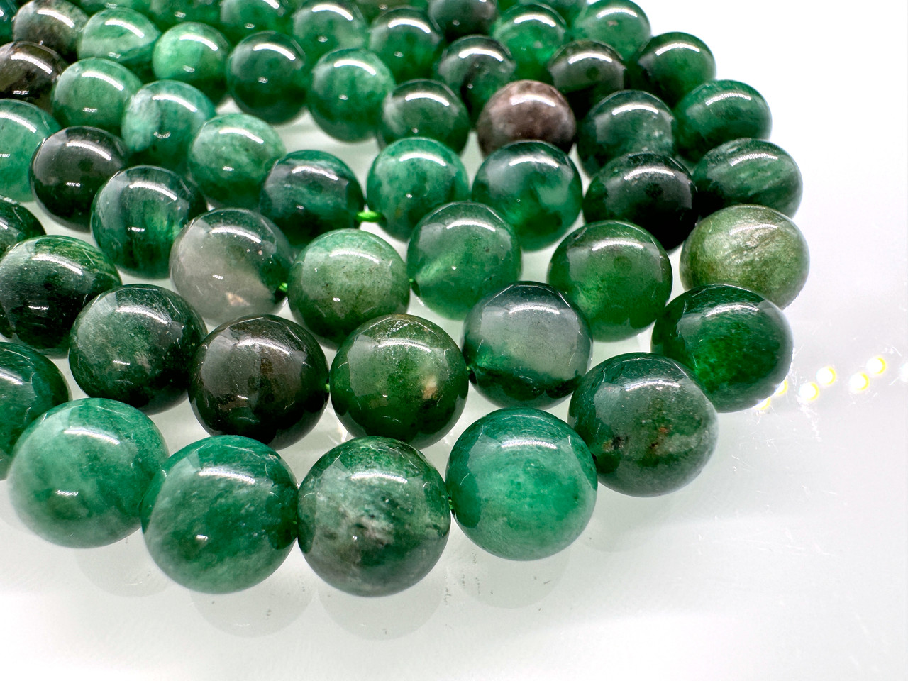 Смарагд 8.5 мм круглий, 1 шт., фото 1