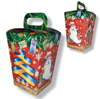 Упаковки святкові для солодощів до Нового року