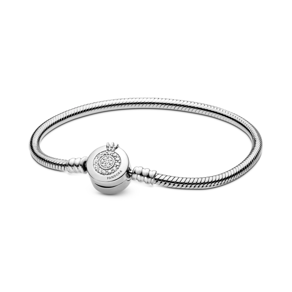 Срібний браслет Pandora «Сяюча корона»