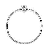 Срібний браслет Pandora «Сяюча корона O» 599046C01 17, фото 3