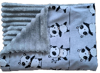 Детский плюшевый плед для новорожденных малышей из хлопка в детскую коляску, кровать BST Серый