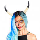 Роги СІРІ з ЧОРНИМ Косплей Демона на обідку