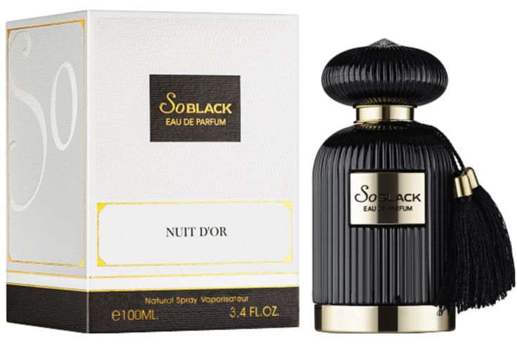 Fragrance World So Black Nuit D'Or Eau de Parfum Парфумована вода жіноча, 100 мл, фото 1