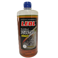 Олива (масло) 75W-90 1л (0,9л) GL-5 GL-4 трансмісійна ЛЕОЛ QUATTRO універсал