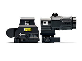 Комплект EOTech HHS Green, приціл коліматорний EXPS2-0 з збільшувачем G33.STS, Колір: Black