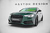 Спліттер Audi A6 C7 S-line / S6 C7 тюнінг елерон (V1), фото 3