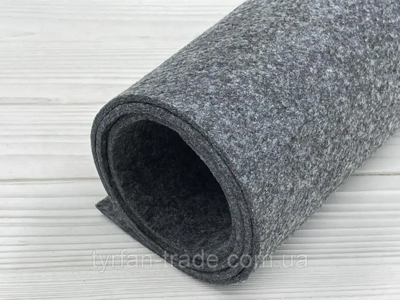 Повсть штучна темно-сіра 3 мм, фото 1