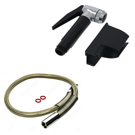 Душ-розпилювач ручний зі шлангом L-1100 мм 1/2" для миття обладнання професійної кухні, фото 1