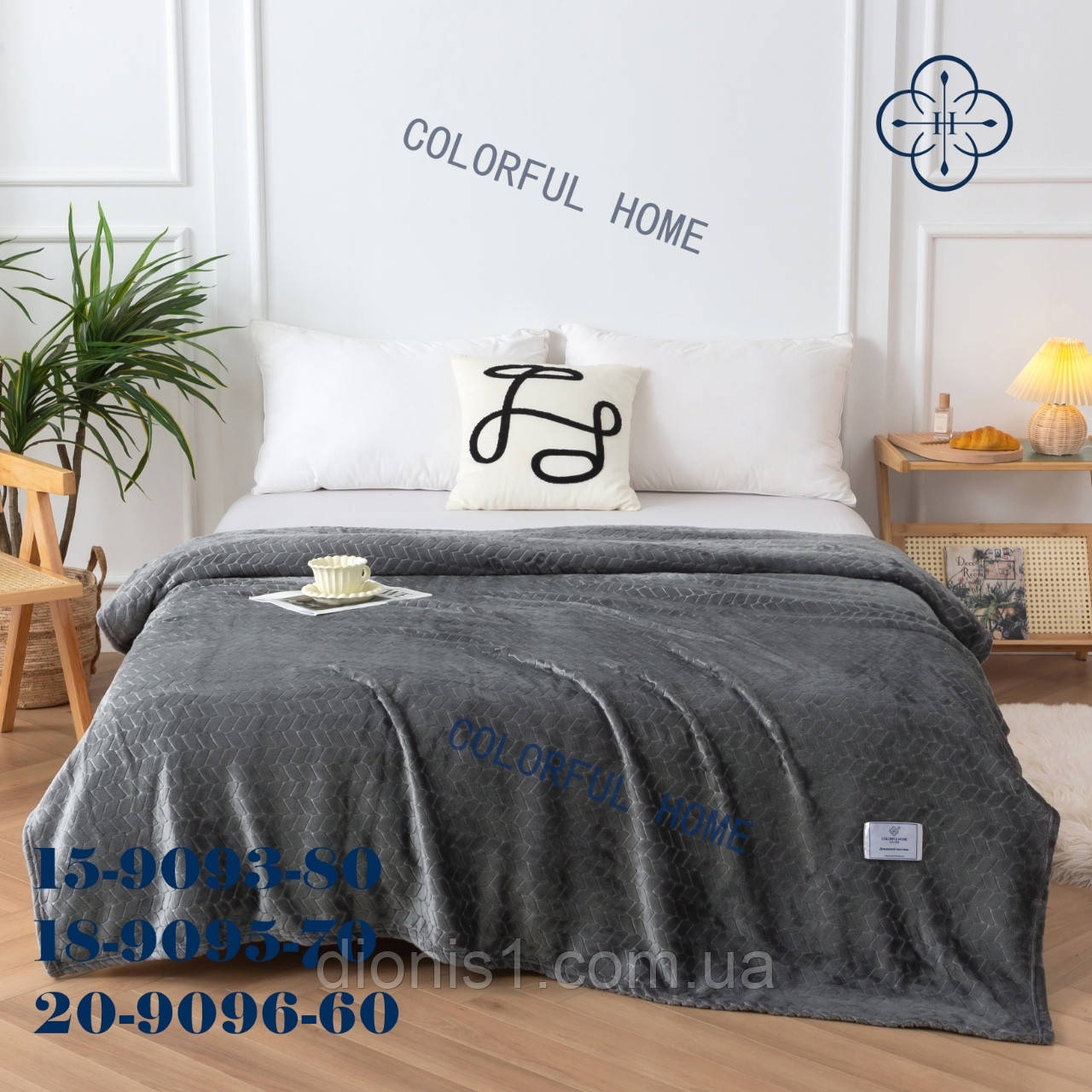 Плед фібра косичка розмір 180×200, м'який і ніжний