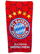 Пляжний рушник ФК "Баварія" з логотипом улюбленого футбольного клубу