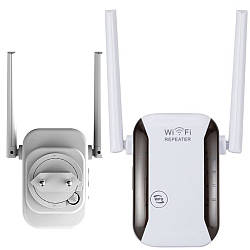 Підсилювач Wi-Fi сигналу з вилкою для розетки LV-WR29 / Підсилювач вай фай / wifi репітер / Вайфай підсилювач