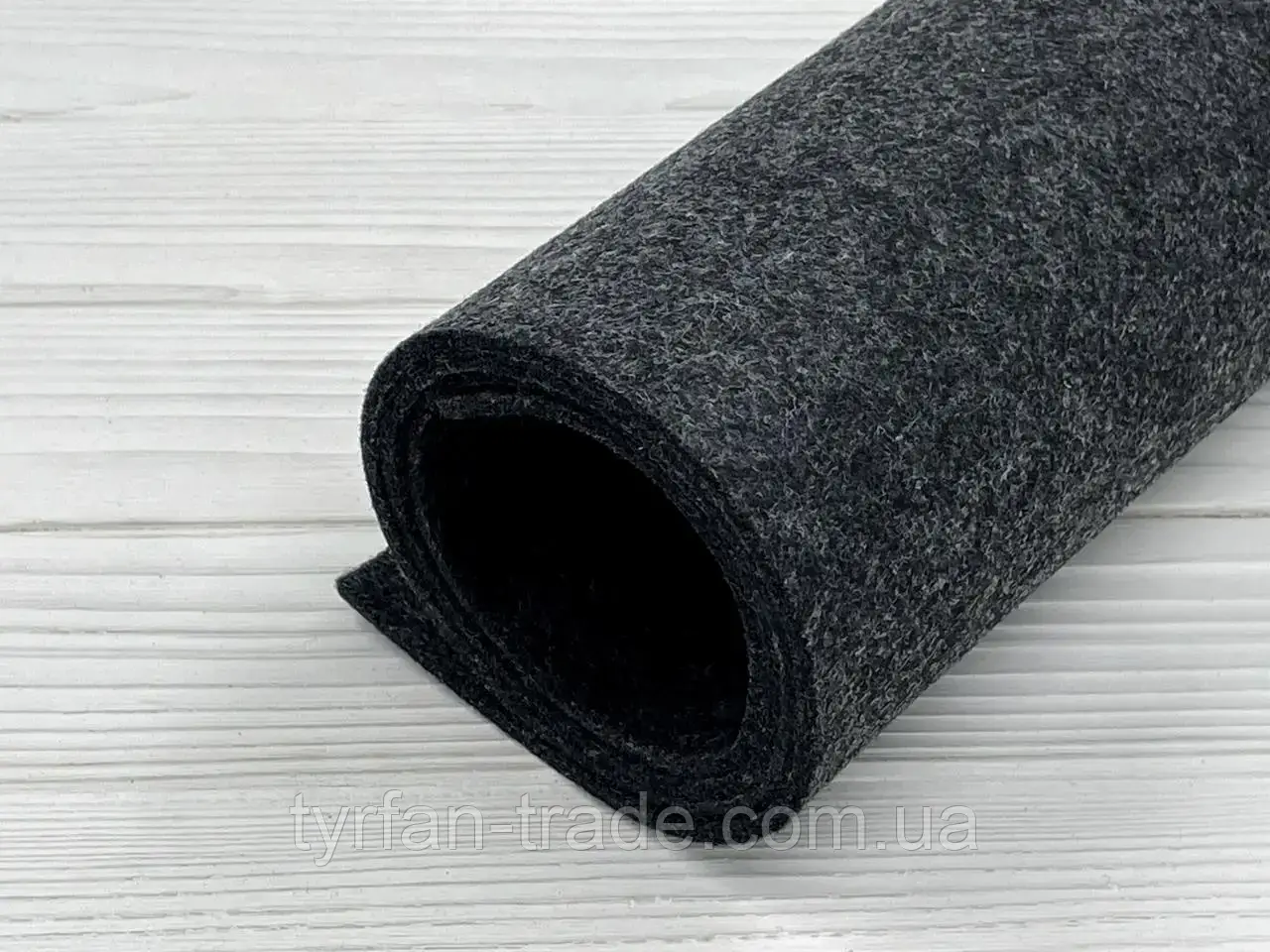 Повсть штучна чорний 3 мм, фото 1