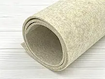 Повсть синтетичний технічний пісочний колір 3 мм