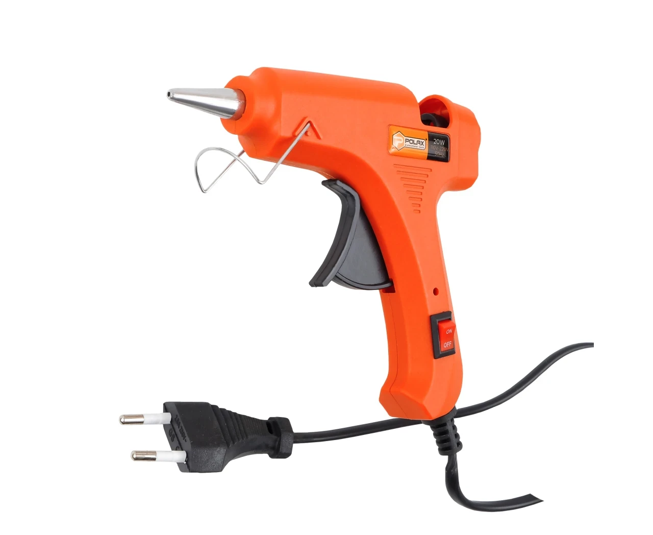 Клеєвий пістолет 8 мм 20W з вимикачем, фото 1