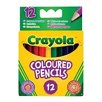 Набір кольорових олівців Crayola 12 коротких 4112