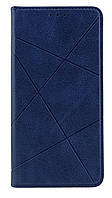 Чохол книжка Business Leather для Samsung Galaxy A25 5G / A256 на магніті з підставкою темно-синій