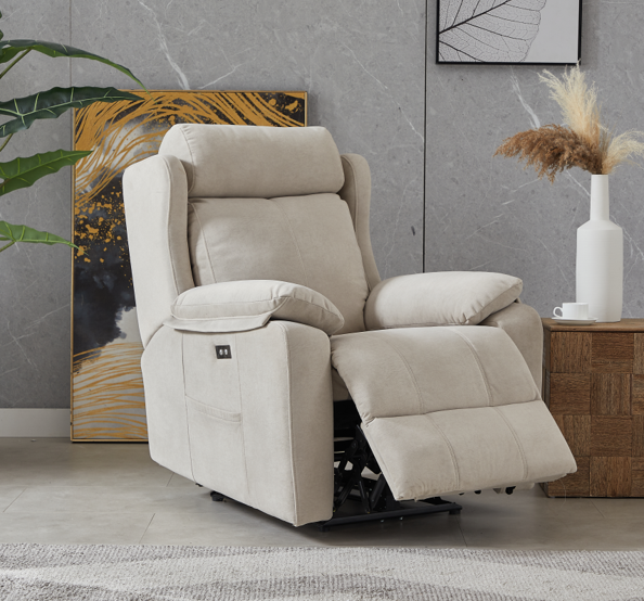 Велюрове крісло керівника реклайнер Чикаго 85*92*103CM