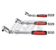 Трещотка шарнирная с регулируемой длиной рукоятки 1/4" 175-255мм (5028) JTC
