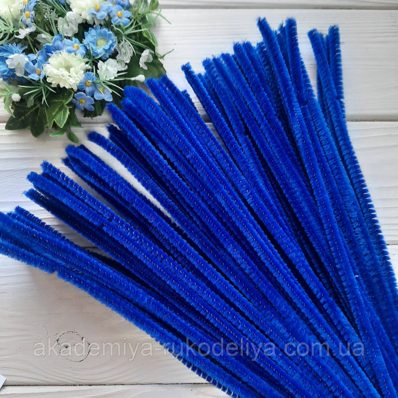 Синельне Дріття Синє 30 см, 98-100 шт., фото 1