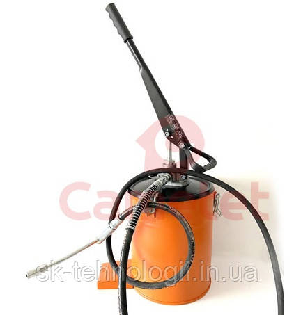 Нагнітач 10 кг змащення солідолу ручний для господарства, фото 1