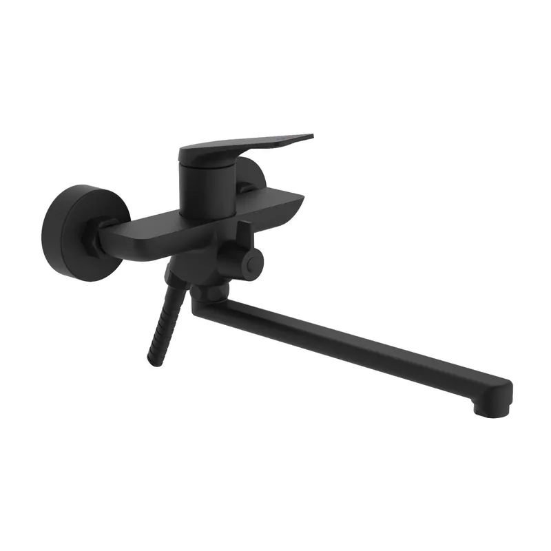 Змішувач для ванни Mixxus Premium DERBY 006 (EURO) BLACK (MI6602), фото 1
