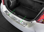 Захисна накладка на задній бампер для Toyota Yaris III 3/5dr 2014-2020