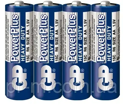 Батарейка GP POWER PLUS сольова AA (40шт/уп)