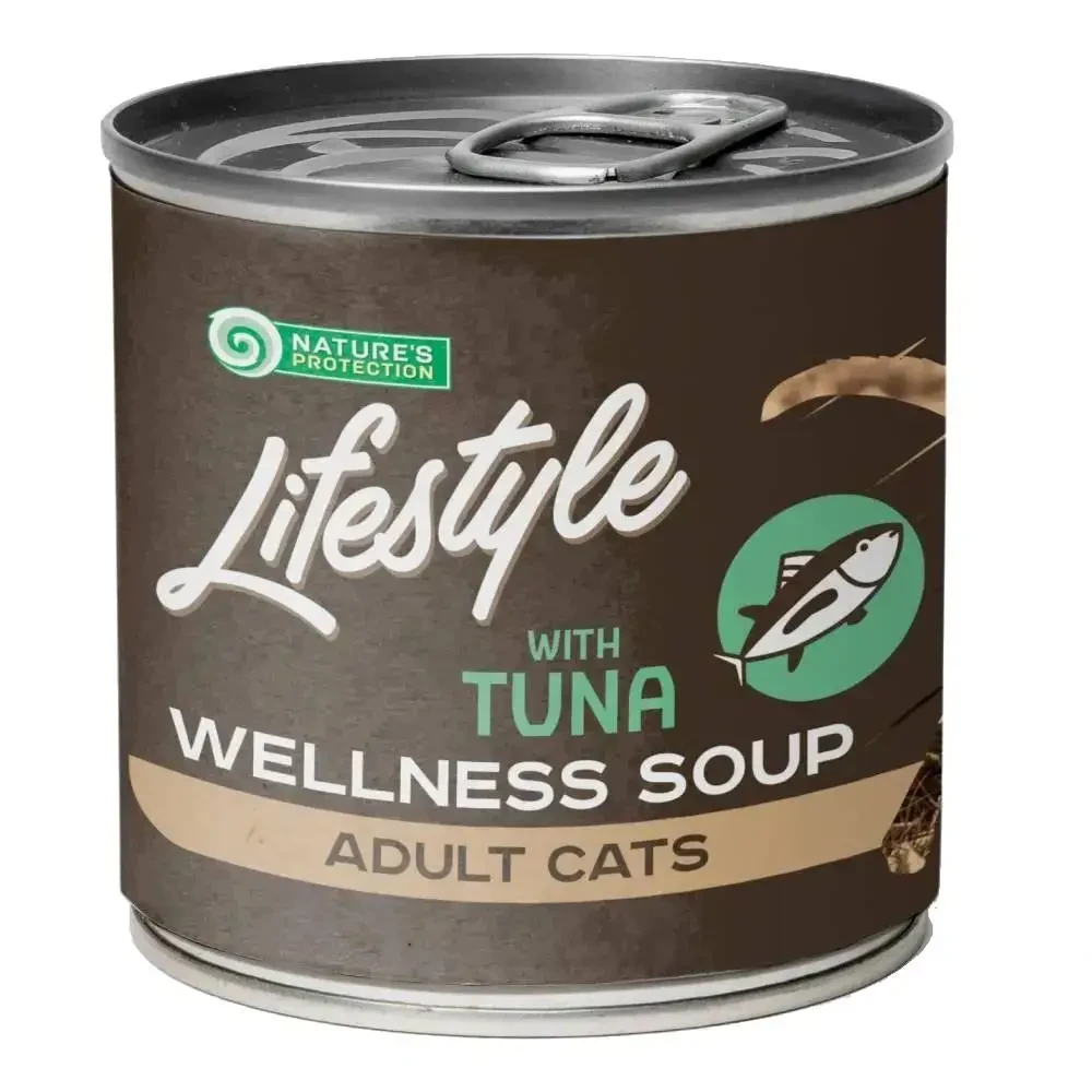 Суп для кішок з чутливим травленням з тунцем Nature's Protection Lifestyle Sensitive Digestion 140 мл