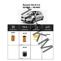 Комплект фільтрів Renault Clio II 1.0 (2000-2001) WIX