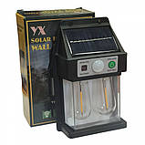 Ліхтар настінний вуличний YX-777 9518, із сонячною панеллю, фото 4