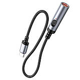 Запальничка портативна Hoco UA30 Type-C, сіра, фото 2